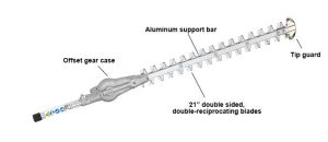 Echo Mid-Reach Hedge Trimmer Attachment 99944200640